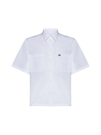 Shop Off-white Shirt In White Black