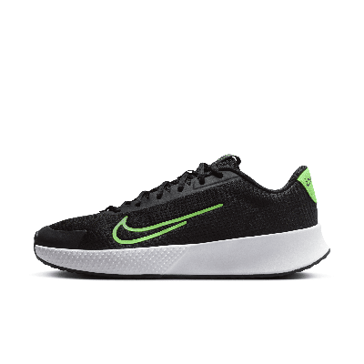 Shop Nike Men's Court Vapor Lite 2 Hard Court Tennis Shoes In Black