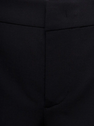 Shop Pt Torino Black New York Bi-stretch Tapered Pants Woman