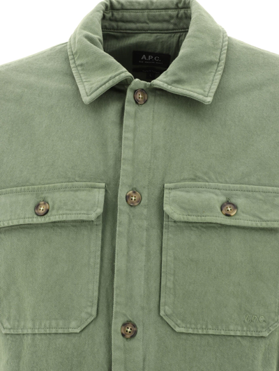 Shop Apc A.p.c. Alessio Overshirt