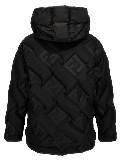 Shop Fendi Ff Down Jacket In Black