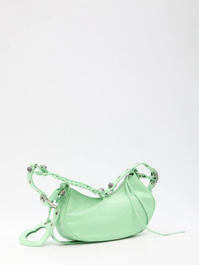Shop Balenciaga Le Cagole Xs Bag In Green