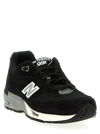 Shop New Balance '991' Sneakers In Black