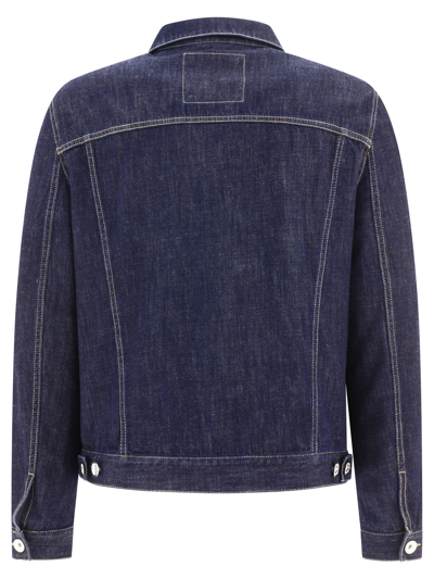 Shop Brunello Cucinelli Lightweight Denim Four Pocket Jacket