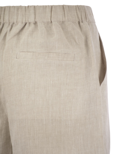 Shop Brunello Cucinelli Linen Shorts