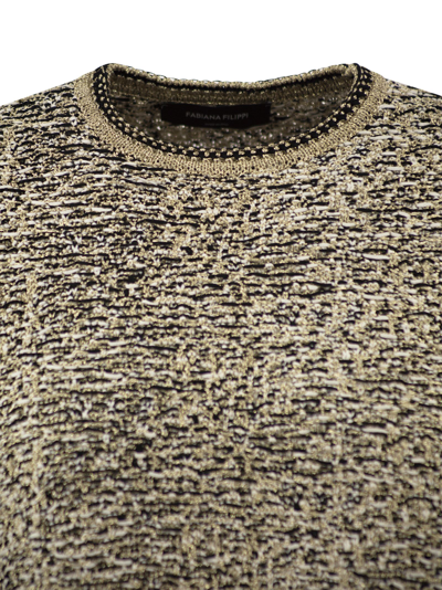 Shop Fabiana Filippi Stitch Tweed T Shirt