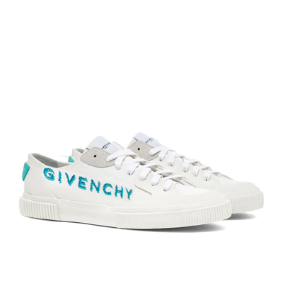 Shop Givenchy Logo Canvas Sneakers