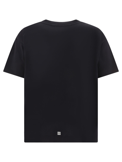 Shop Givenchy T Shirt In Cotton With Reflective Artwork