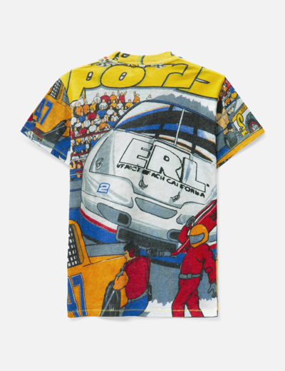 Erl Unisex All Over Printed Tshirt Knit In Multicolor