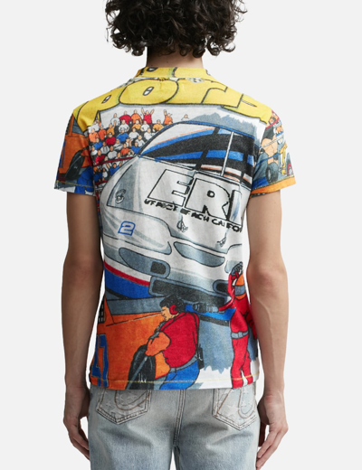 Erl Unisex All Over Printed Tshirt Knit In Multicolor