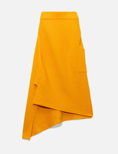 Shop Tibi Skirt In Yellow