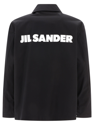 Shop Jil Sander Logo Jacket