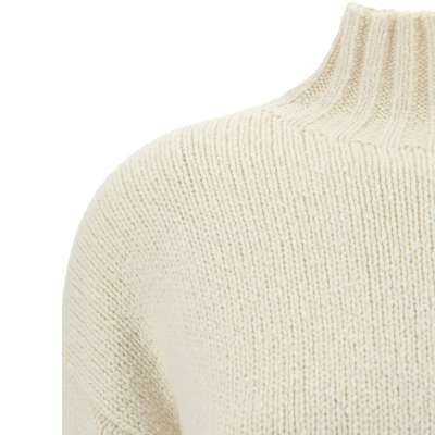 Shop Jil Sander Wool And Silk Sweater