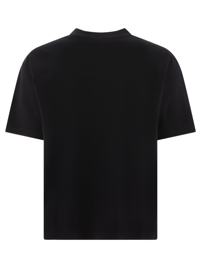 Shop Lanvin T Shirt With Embroidered Logo