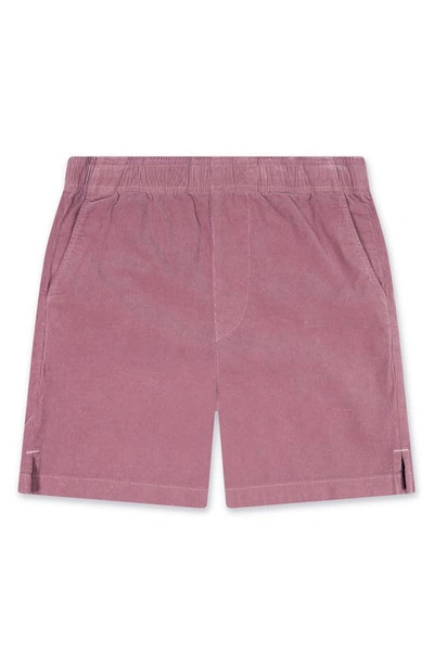 Goodlife Stretch Corduroy Shorts In Mauve