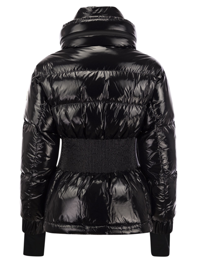 Shop Moncler Grenoble Rochers Hooded Down Jacket