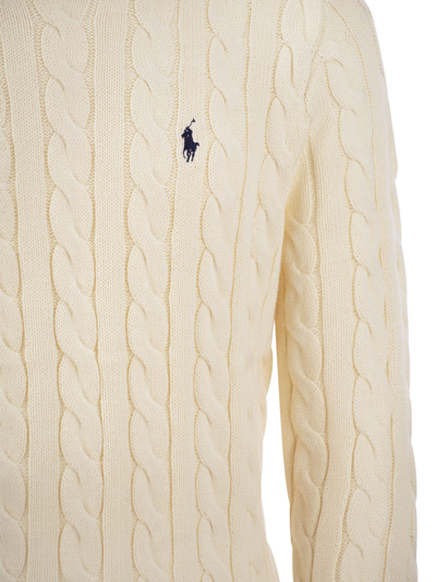 Shop Polo Ralph Lauren Plaited Cotton Jersey