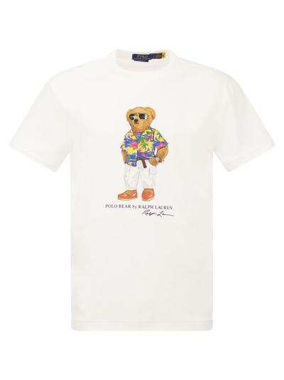 Shop Polo Ralph Lauren Polo Bear Jersey Classic Fit T Shirt