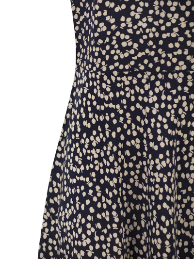 Shop Polo Ralph Lauren Viscose Dress With Micro Pattern