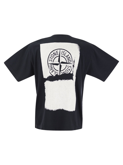 Shop Stone Island T Shirt With Print