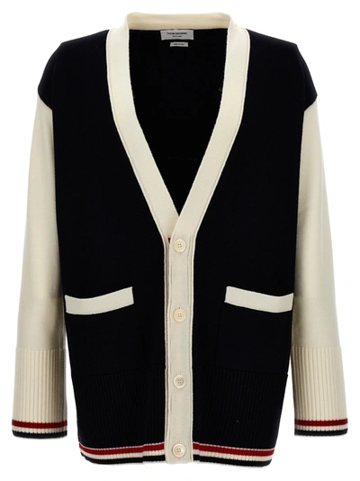 Shop Thom Browne Rwb Sweater, Cardigans Multicolor