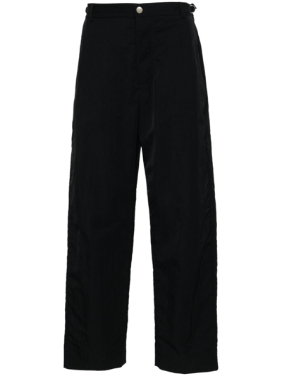 Shop Jacquemus Jean Straight-leg Cotton Trousers - Men's - Elastane/polyamide/cotton In Black