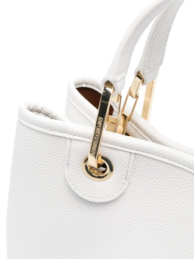 Shop Emporio Armani Shopping Bag In White