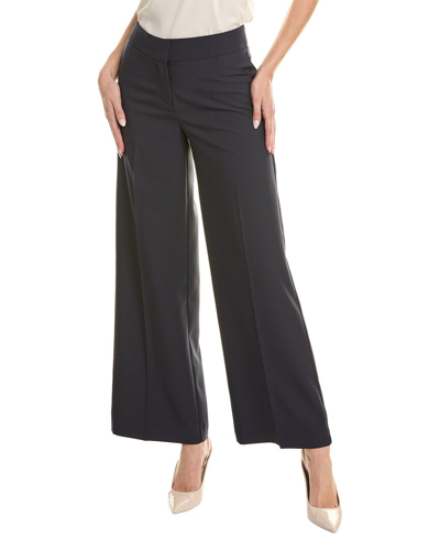 Shop Tahari Asl Crepe Pant In Blue