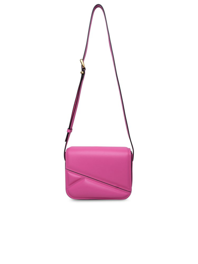Shop Wandler Oscar Trunk Medium Shoulder Bag In Pink