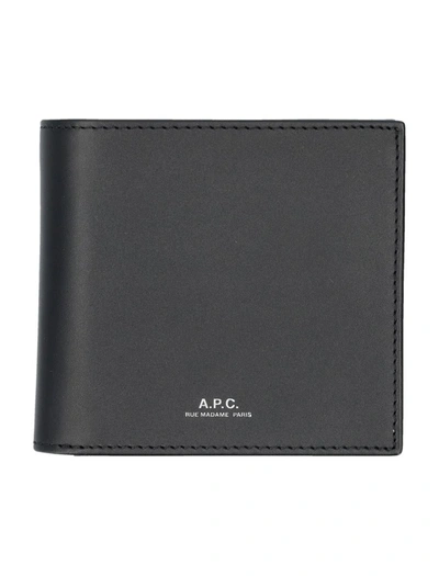 Shop Apc A.p.c. New London Wallet In Black