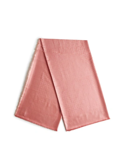 Shop Givenchy Silk Scarfs In Coral
