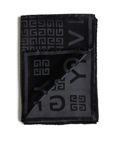 Shop Givenchy Silk Scarfs In Black