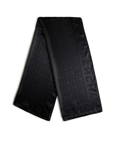 Shop Givenchy Silk Scarfs In Black