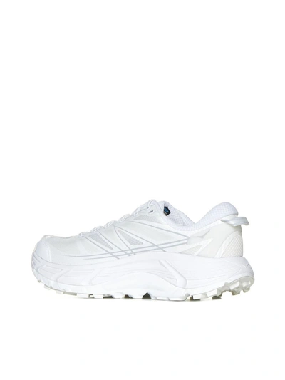 Shop Hoka Sneakers In White / Lunar Rock