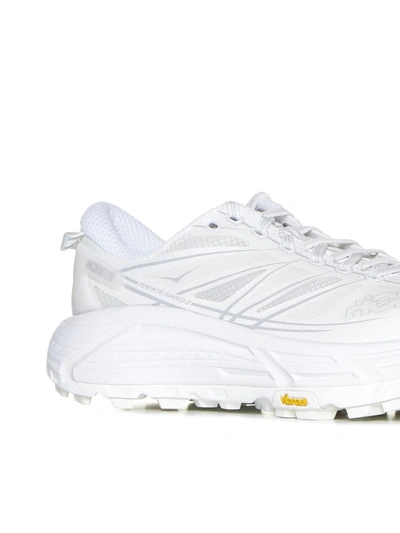 Shop Hoka Sneakers In White / Lunar Rock