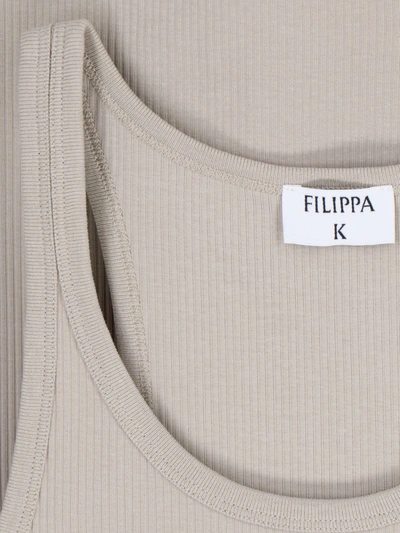 Shop Filippa K Top In Beige