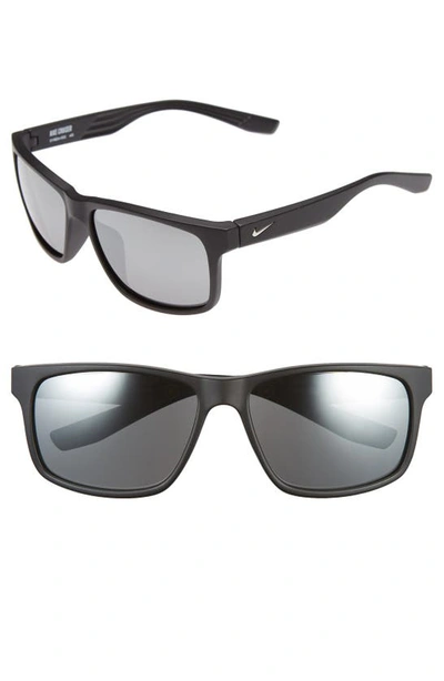 Shop Nike 'cruiser' 59mm Sunglasses In Matte Black