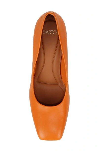 Shop Sarto By Franco Sarto Aela Flexa Comfort Pump In Orange