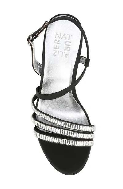 Shop Naturalizer Kimberly Slingback Sandal In Black Fabric