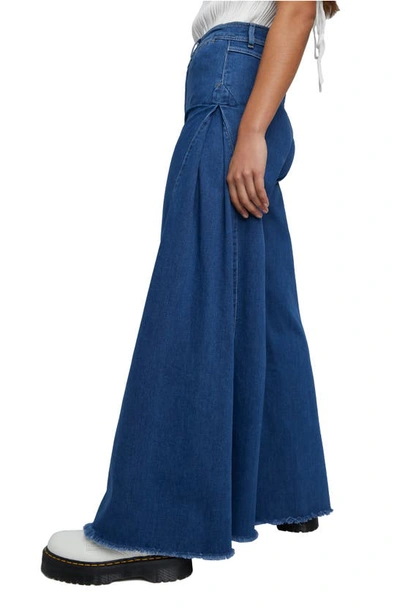 Free People X We The Free Kellee High Rise Palazzo Wide Leg In 70s Wash