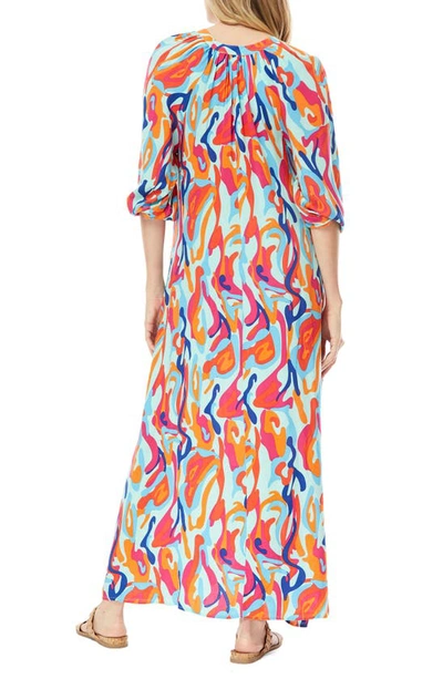 By Design Lauren Maxi Dress In Lava Leopard