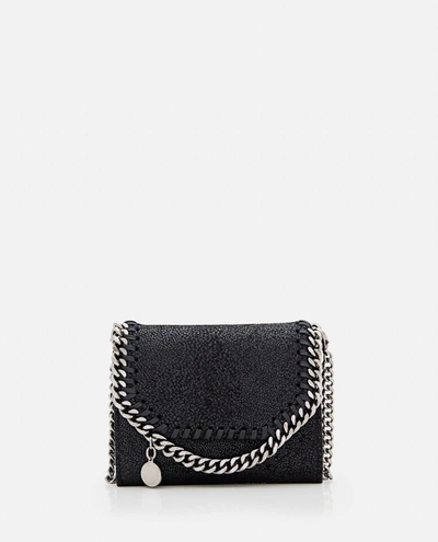 Shop Stella Mccartney Wallet W/ Chain Strap In Black