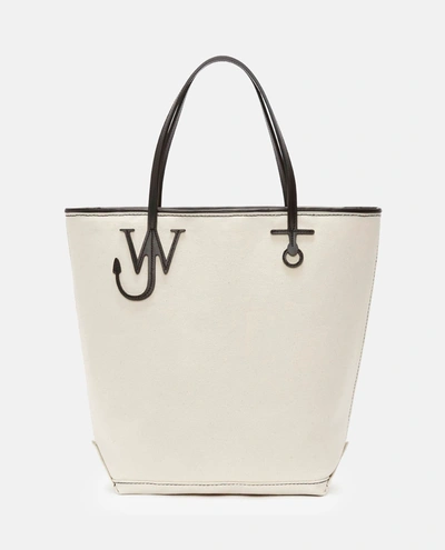 Shop Jw Anderson J.w. Anderson Anchor Tall Tote In White