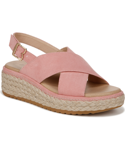 Shop Dr. Scholl's Women's Ember Slingbacks In Rose Pink Fabric