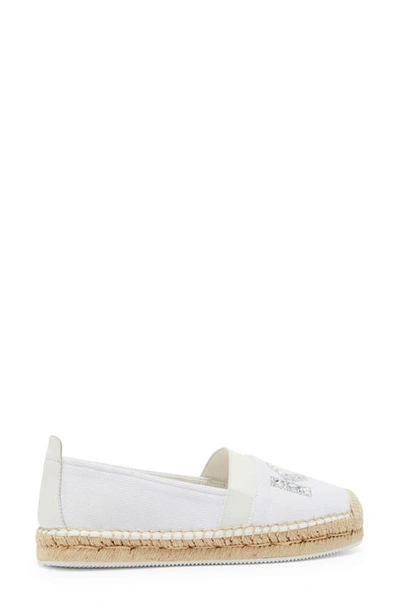 Shop Karl Lagerfeld Paris Manika Espadrille Loafer In Bright White