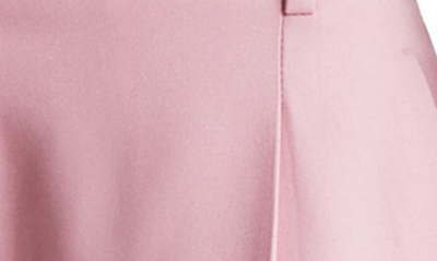 Shop Reiss Bonnie Wide Leg Pleat Front Trousers In Pink