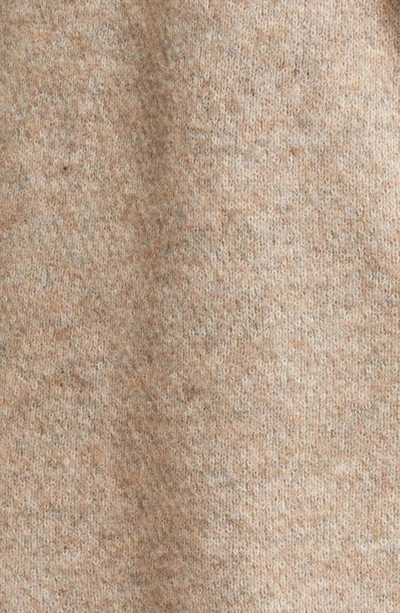 Wit & Wisdom Fringe Yoke Cardigan In Heather Toffee Brown