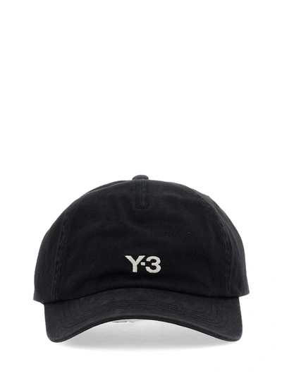 Shop Y-3 Adidas Baseball Hat With Logo In Black