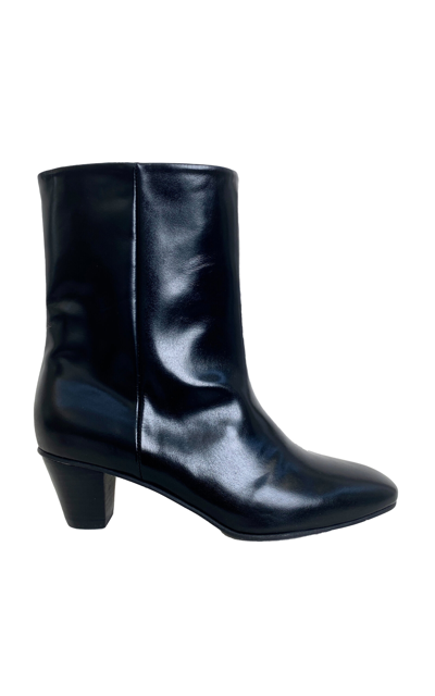 Shop Reike Nen Bari Leather Ankle Boots In Black