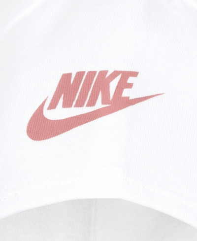 Shop Nike Toddler Girls Logo Short Sleeve T-shirt In White